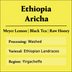 Ethiopia Aricha - 5lb
